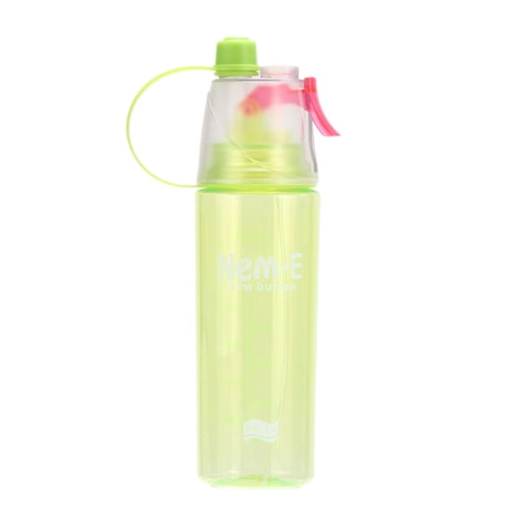 Hecnuo,Spray Water Bottle 600ml,Cycling Sports Drinking Bottle,for Drinking Water During Cycling, Running, Mountaineering, Hiking, or Gym with A 600ml Spray Sports Bottle.
