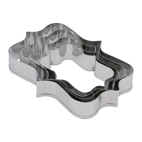 Hecnuo,Stainless Steel Cookie Stamper,4PC Fondant Pattern Stamp,For Stamping Cute Patterns Onto Fondant Or Cookie Dough.