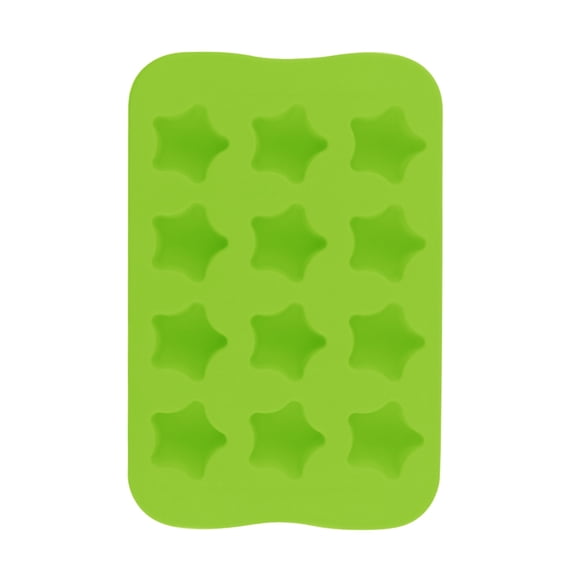 Hecnuo,Star Molds,Non-Stick Baking Mold,Silicone Jelly Maker Mold, 12 cavities