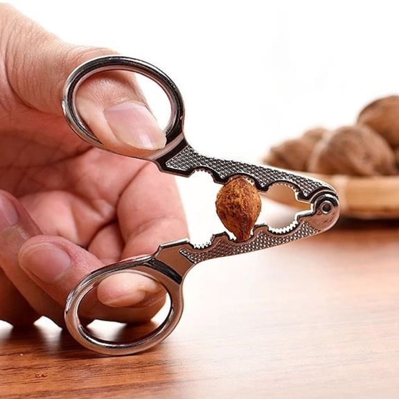 Hecteas 2 Pack Nutcracker Plier Manual Walnut Pecan Pistachio Cracker Nut Sheller Tool for Kitchen Gadget