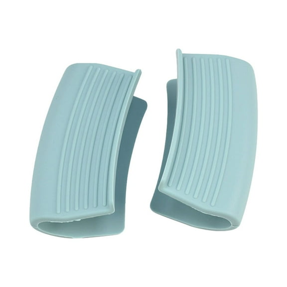 Bakeware - Kitchen Fork - Silicone Pot Handle Clamp, A(1*Silicone Pot Ear Clips - Orange)