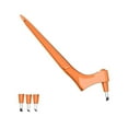 thumbnail image 1 of Hecteas Cutter,Polishing Stone,Craft Cutting Tools 360 Rotating Craft Cutting Stainless Cutter Pen with 15 30 45 for Stencils Scrapbooks Diy Crafts(Knife Head*3 Fixed Grip*1-Orange), 1 of 4
