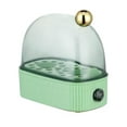 thumbnail image 1 of Hecteas Egg Steamer,Small Egg Steamer,New Hard Boiled Egg Maker Steamer Rapid Egg Cooker 2 Eggs Capacity Timing Egg Cooker Detachable Egg Boiler Maker for Kitchen Gadgets(1*Egg Steamer-Green), 1 of 9
