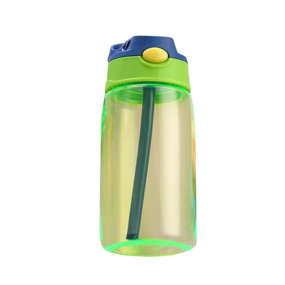 Hecteas Glass Bottle,Cups,Personalised Kids Water Bottle with and Lid Back To School Supplies Custom Name Water Bottle for Kids Boys Girls Teen Gifts 500Ml(1* Water Mug-Green)