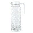 thumbnail image 1 of Hecteas Glass&Bottle,Kitchen Cups,Beverage Pitcher Hot Cold Pitcher Iced Tea Spout Cold Water Pitcher with Handle Indoor Outdoor Pc and Lid Cafe Juice Jug(1X Water Bottle-White), 1 of 9