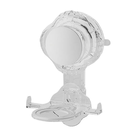 Hecteas Rack,Storage Rack,Bathroom Suction Cup Bottle Holder Shower Suction Bottle Holder Suction Cup Shampoo Bottle Holder(One Shower Gel Holder-Clear)