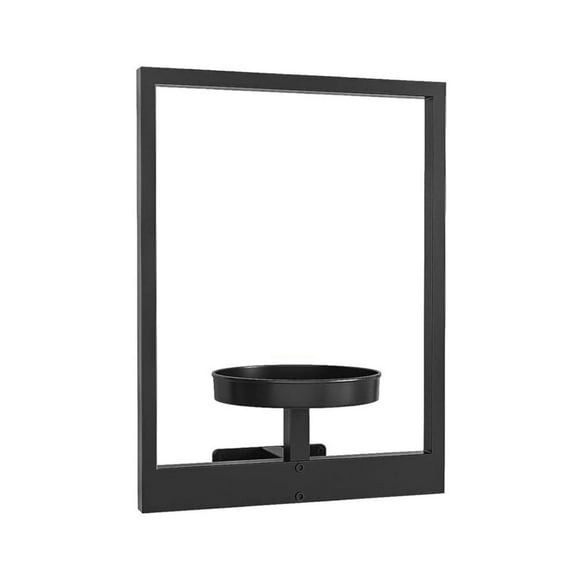 Hecteas Rack,Storage Rack,Picture Frame Wall Plant Holder Window Plant Shelves Plant Frames for Wall Plant Wall Frame Modern Style(1X Photo Frame Wall Plant Holder-Black)