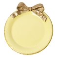 thumbnail image 1 of Hecteas Rack,Storage Rack,Small Plates Dessert Plates Snack Stand Serving Platter Plates Cake Kitchen，Dining & Bar(1X Plate-Yellow), 1 of 2