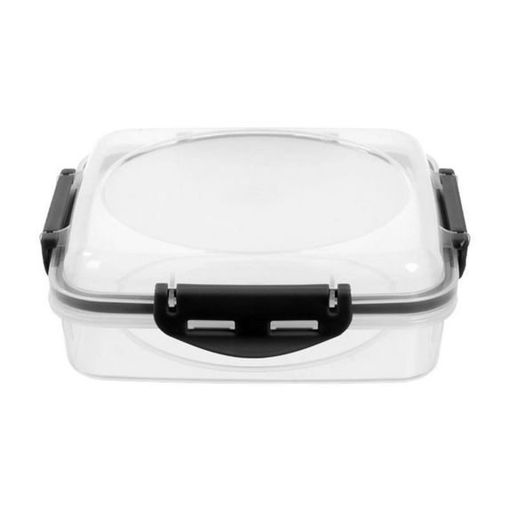 Storage Containers - Storage Container - Sandwich Lunch Box Black(1*Food Organizer - Black)