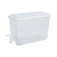 thumbnail image 1 of Hecteas Storage Containers,Storage Container,Fridge Beverage Drink Dispenser with Leak Proof Spigot Plastic Cold Drink Juice Beverage Dispenser Jug(Refrigerator Cold Water Kettle X1-White), 1 of 9