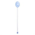 thumbnail image 1 of Hecteas Tableware - Glass Spoon - Glass Mixing Spoon Heat Glass Spoons Glass Stirring Spoon Rod Glass Teaspoons Stirring Spoons(1 X Fine Coffee Scoop - Blue), 1 of 8