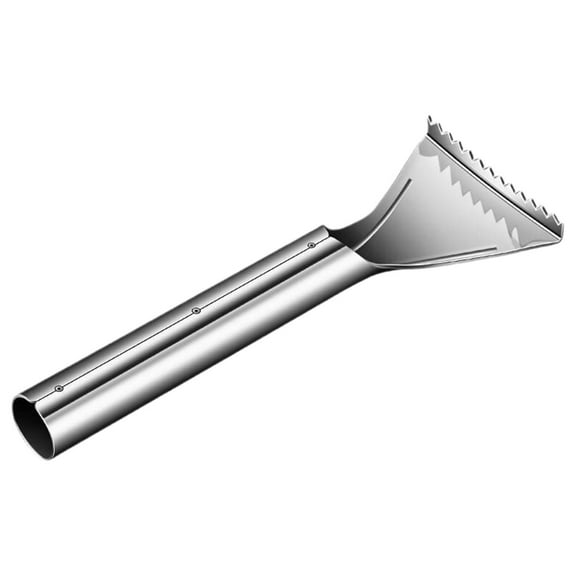 Vegetable Cutter - Salad Cutter - Stainless Steel Fish Scaler(1 Stainless Steel Fish Scaler - Silver)