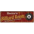 thumbnail image 1 of Hector's Billiard Room Red Sign Game Room Pool 8x24 108240008290, 1 of 1