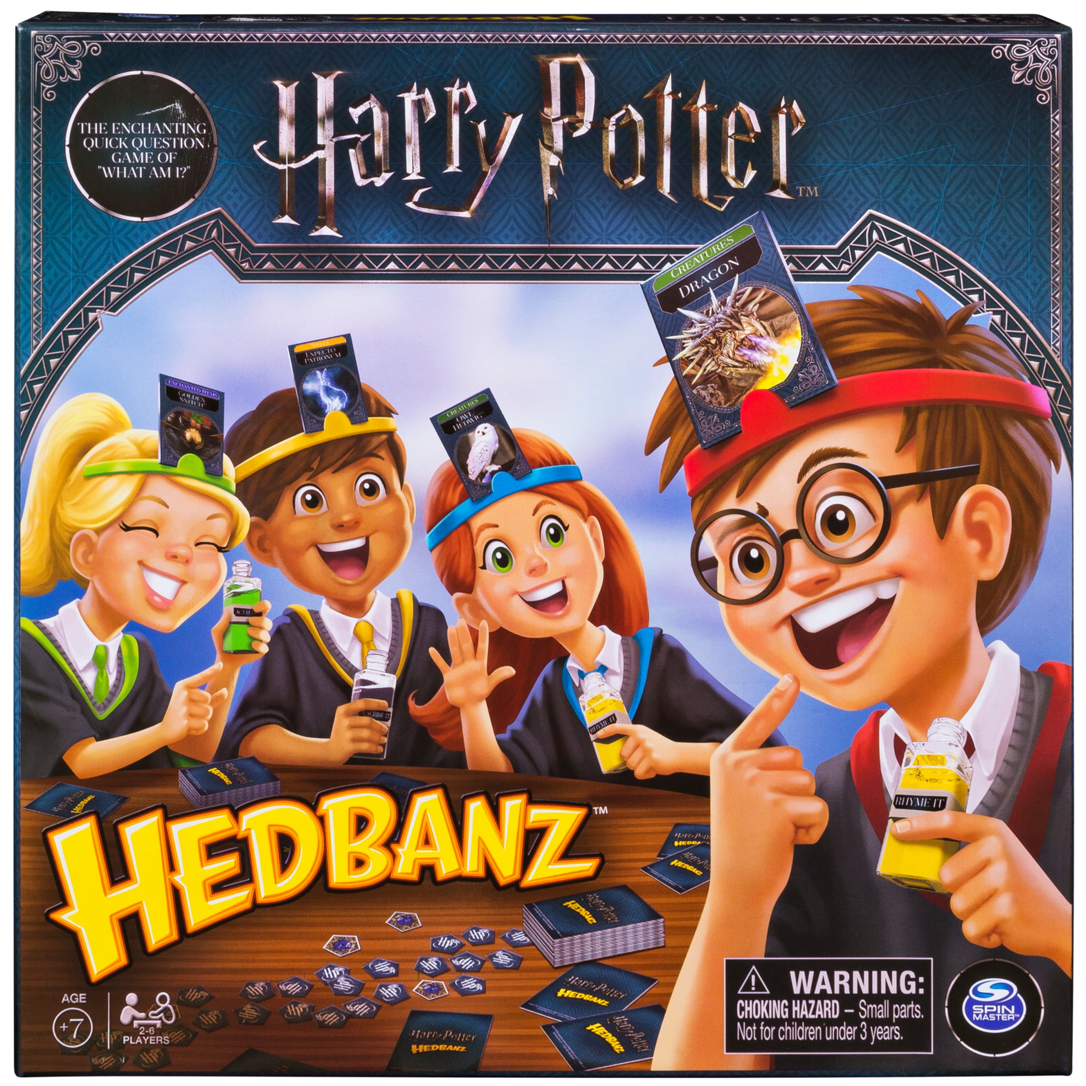 HedBanz Harry Potter Party Game for Kids, Family Board Game Ages 7 and up