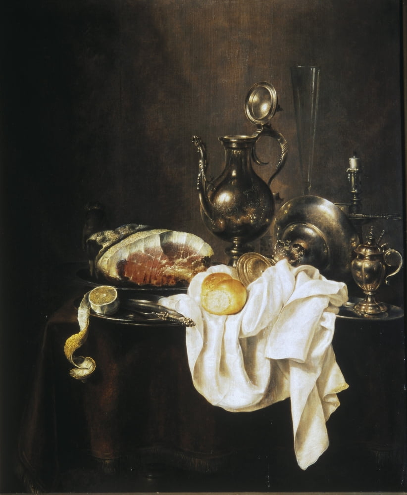 Hedawillem Claesz (1594-1680) Canvas Art - (18 x 24)