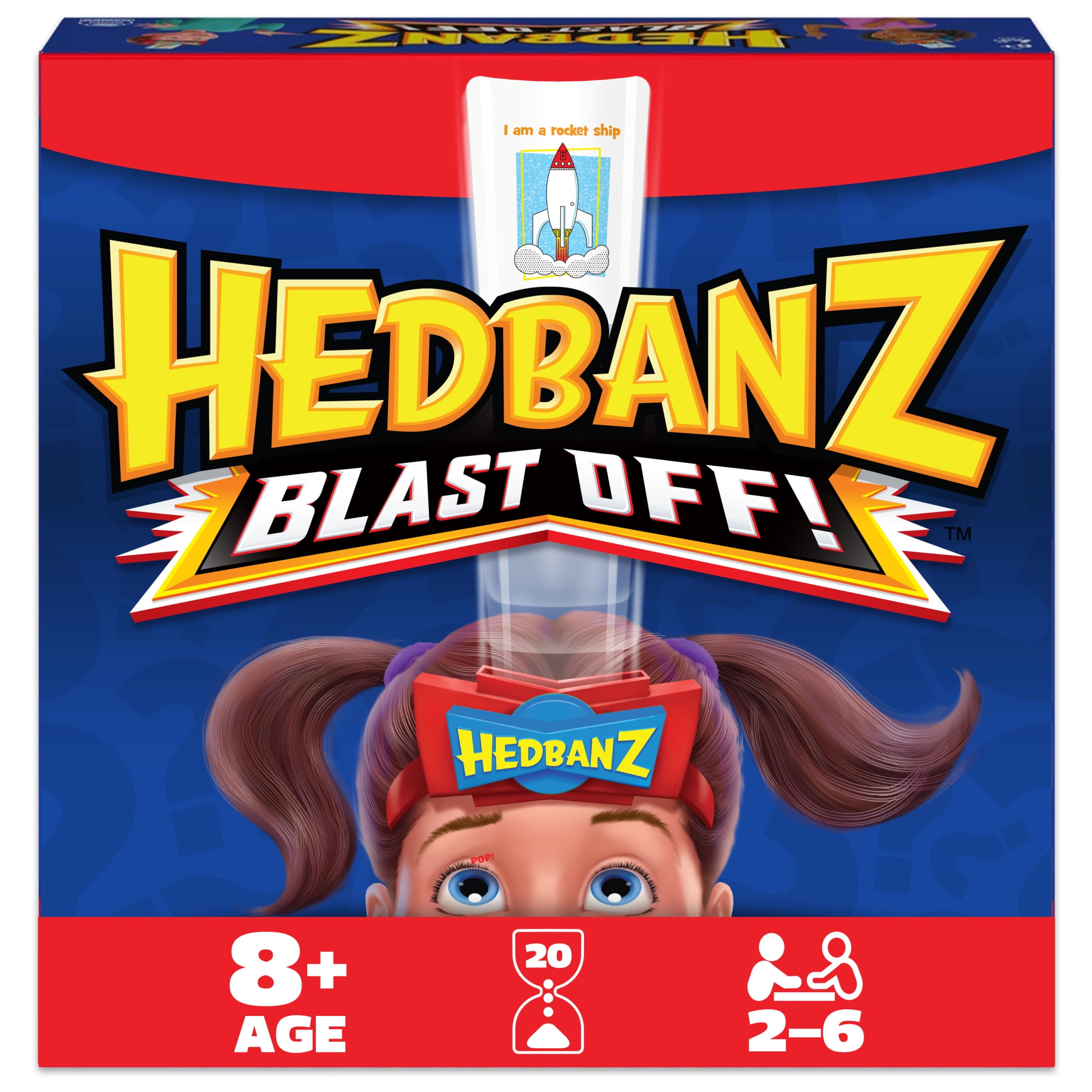 Hedbanz Blast Off! Guessing Game for Kids and Families Ages 6 and up