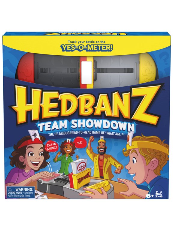 , Hedbanz Team Showdown Family Game for 2-6 Players and Ages 6 and up