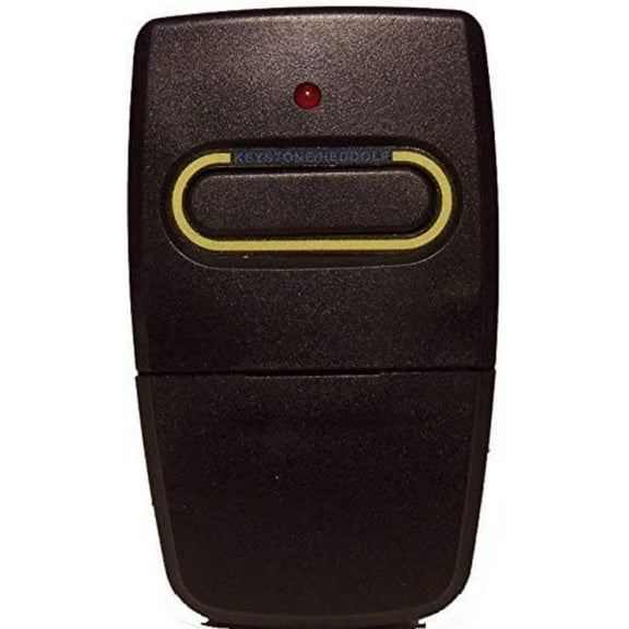 Heddolf 340 MHZ Frequency Garage Door Opener Remote Control Transmitter, Single button visor mount garage door opener remote control. By Brand Heddolf