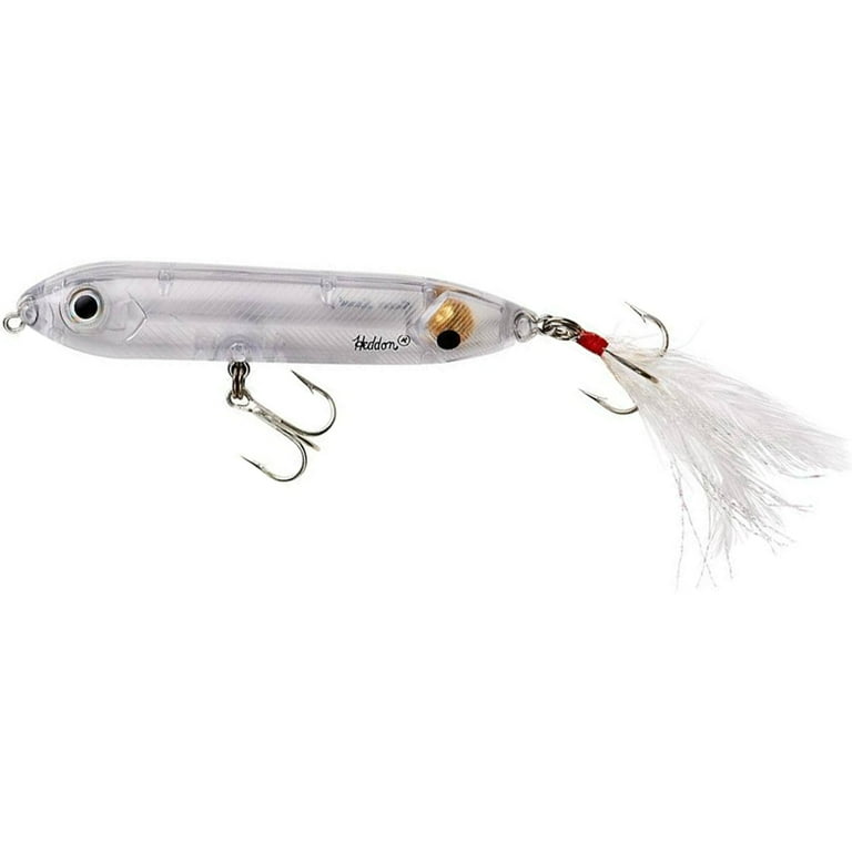 Heddon Feather Super Spook Jr Clear