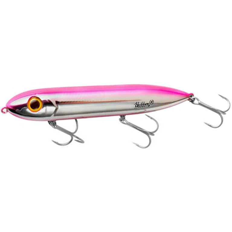 Heddon Saltwater Super Spook Fishing Lure Chrome Pink 5-Inch
