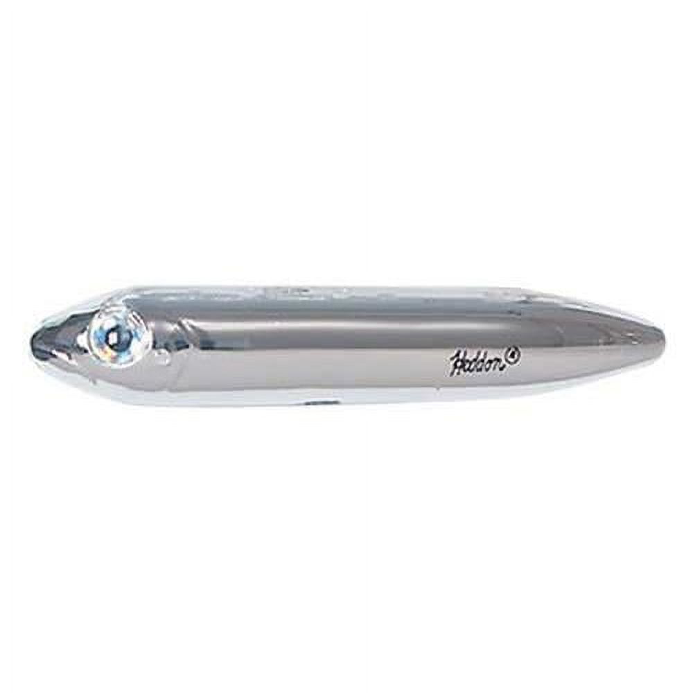 Heddon Super Spook Jr. Topwater Bait, 3 1/2", 1/2 oz, Nickle (X923611 ...