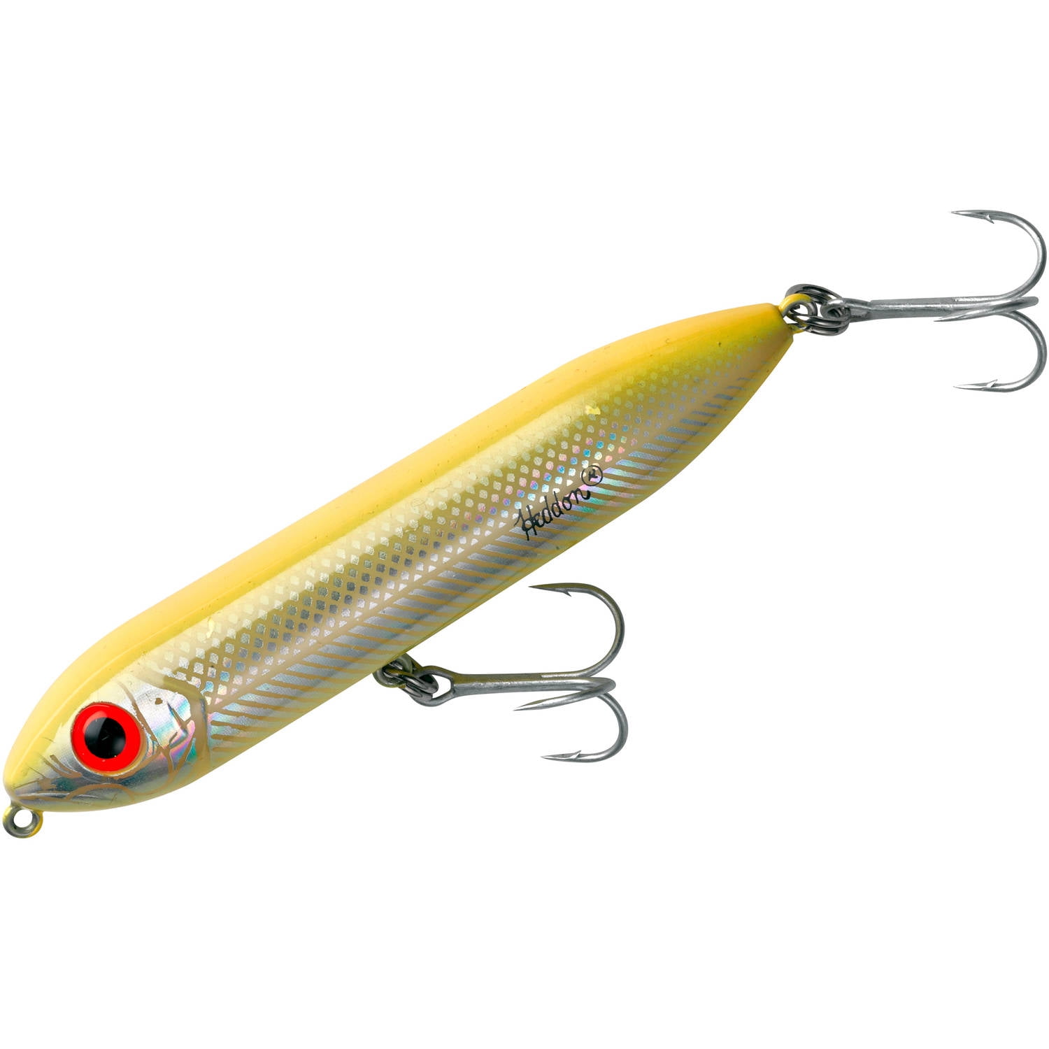 Heddon Super Spook Jr Topwater Bone Silver 3 1/2 1/2 oz.