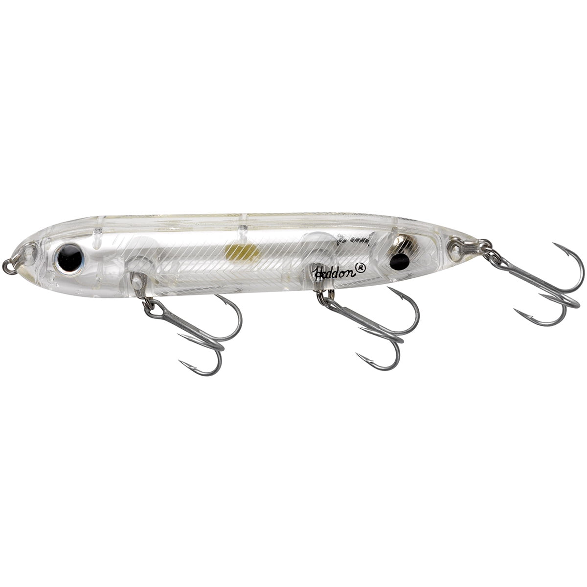 Heddon De Luxe Pal Spook Glass Lod＆Grip Heddon Super Spook Topwater Clear 5