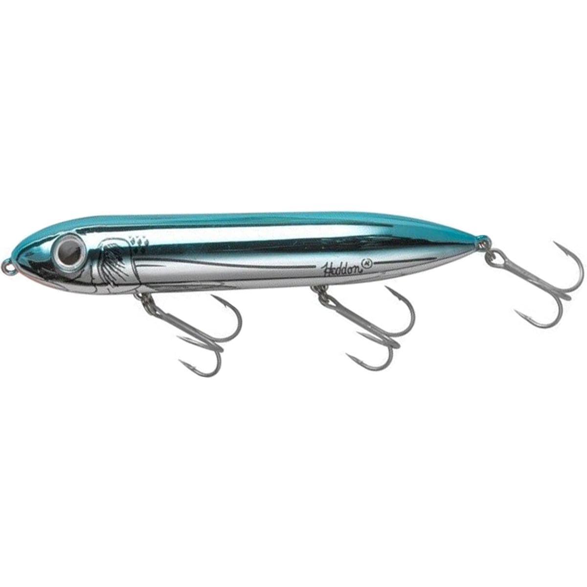 Heddon Super Spook 7/8 oz Saltwater Fishing Lure - White