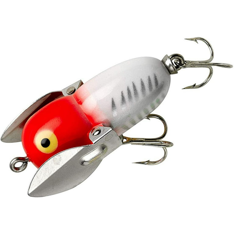 Heddon Tiny Crazy Crawler 1/4 oz Fishing Lure - Red Shore