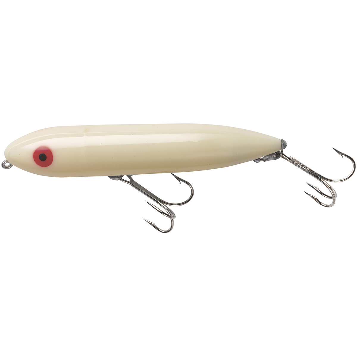 Heddon Zara Spook Fishing Lure Hard bait Bone 4 1/2 in 3/4