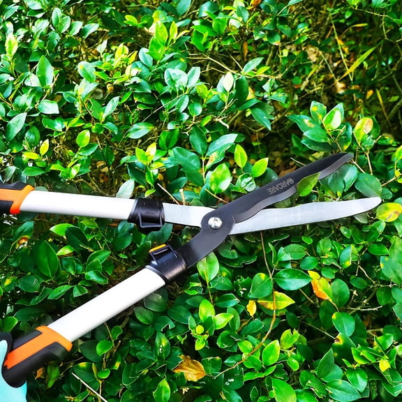 Hedge Clippers Pruning Shears 4 in 1 Set High Carbon Steel Folding Saw, Cutter, Tree Pruner, Garden Scissors, Tree & Shrub Care Kit