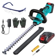 BN-LINK 22” Cordless Hedge Trimmer, Bush Trimmer with Battery and Fast Charger, Electric Hedge Trimmer for Bush,Tree, Garden
