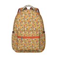 thumbnail image 1 of Hedgehog Apple Mushroom Backpack for School,Cute School Bag,Schoolbag with Adjustable Shoulder Straps & Padded Back,15.3"x11"x7.1".﻿, 1 of 6