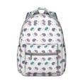 thumbnail image 1 of Hedgehog Backpack for School,Cute School Bag,Schoolbag with Adjustable Shoulder Straps & Padded Back,15.3"x11"x7.1"., 1 of 6