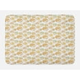 thumbnail image 1 of Hedgehog Bath Mat, Repetitive Prickly and Colorful Creatures on a Plain Background, Plush Bathroom Decor Mat with Non Slip Backing, 29.5" X 17.5", Champagne and Multicolor, by Ambesonne, 1 of 2