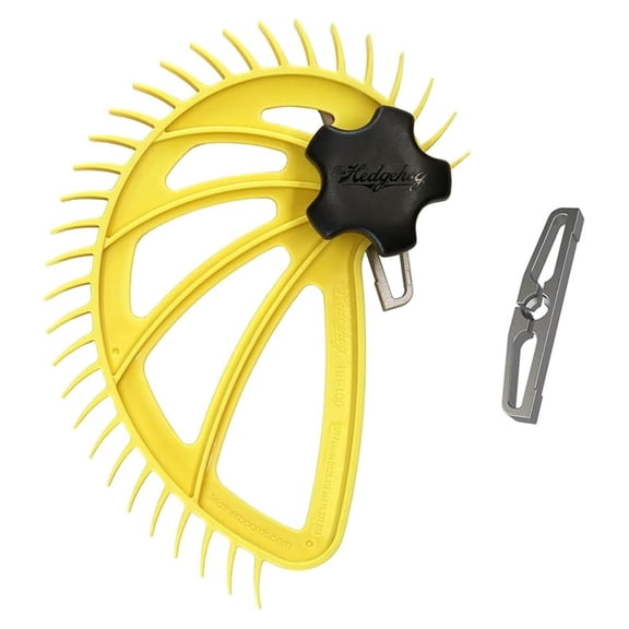Hedgehog Bundle: One Hedgehog Featherboard + One 5/8-inch Miter Clamp for Contractor Saws