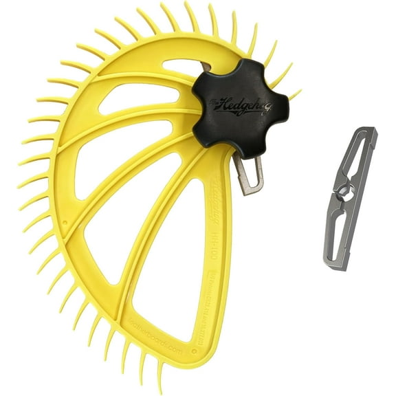 Hedgehog Bundle: One Hedgehog Featherboard + One 5/8-inch Miter Clamp for Contractor Saws