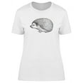 thumbnail image 1 of Hedgehog Design T-Shirt Women -Image by Shutterstock, Female Small, 1 of 2