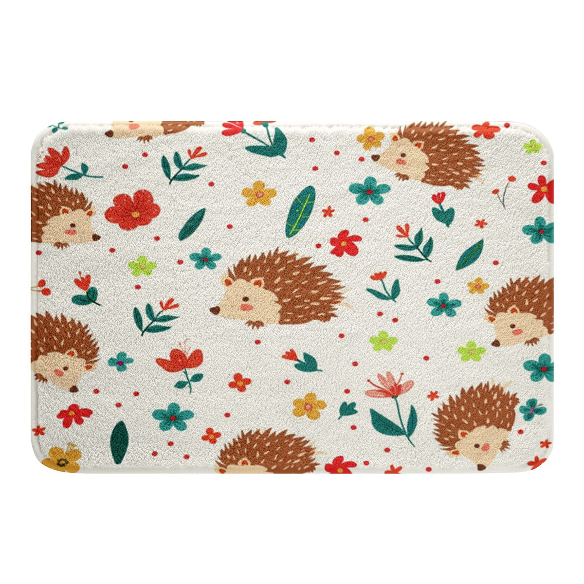 Hedgehog Doormats Floor Mats Cartoon Hedgehog Bathroom Rugs For Kids