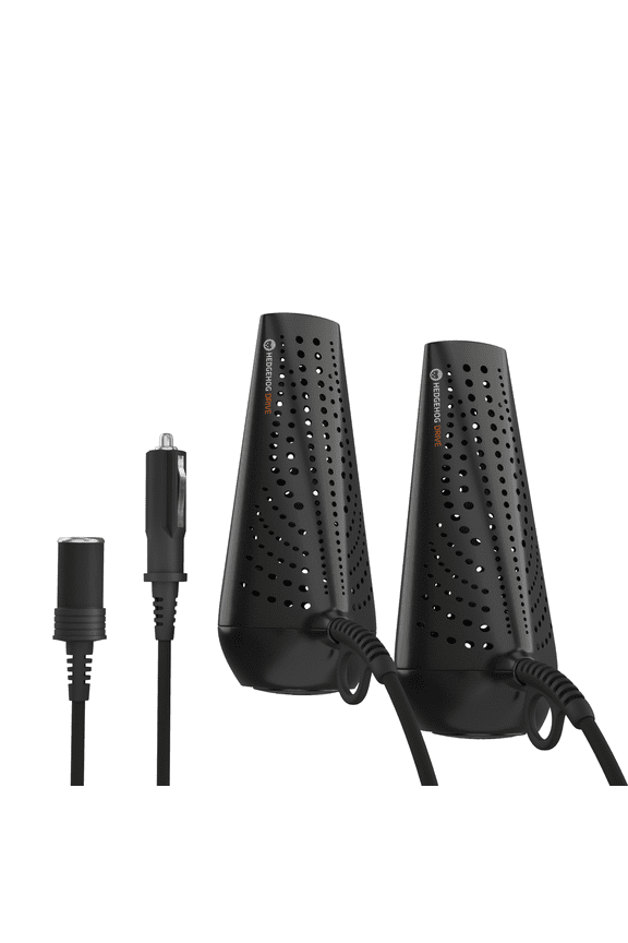 Drive Shoe, Gloves and Boot Dryer for Cars and Travel - Black