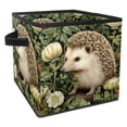 thumbnail image 1 of Hedgehog Foldable Storage Basket with Handle, 10.8"x10.5"x10.6", Large Capacity - Storage Box, Storage Cubes, Toy Box Included, 1 of 6