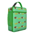 thumbnail image 1 of Hedgehog Insulated Lunch Bag Box Men Reusable Lunch Tote Bag with Detachable Handle Lunch Box Containers Picnic Beach, 1 of 6