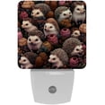 thumbnail image 1 of Hedgehog LED Square Night Lights for Bedroom and Living Room, Decorative Mood Lighting with Remote Control – Energy Efficient & Versatile Illumination, 1 of 6