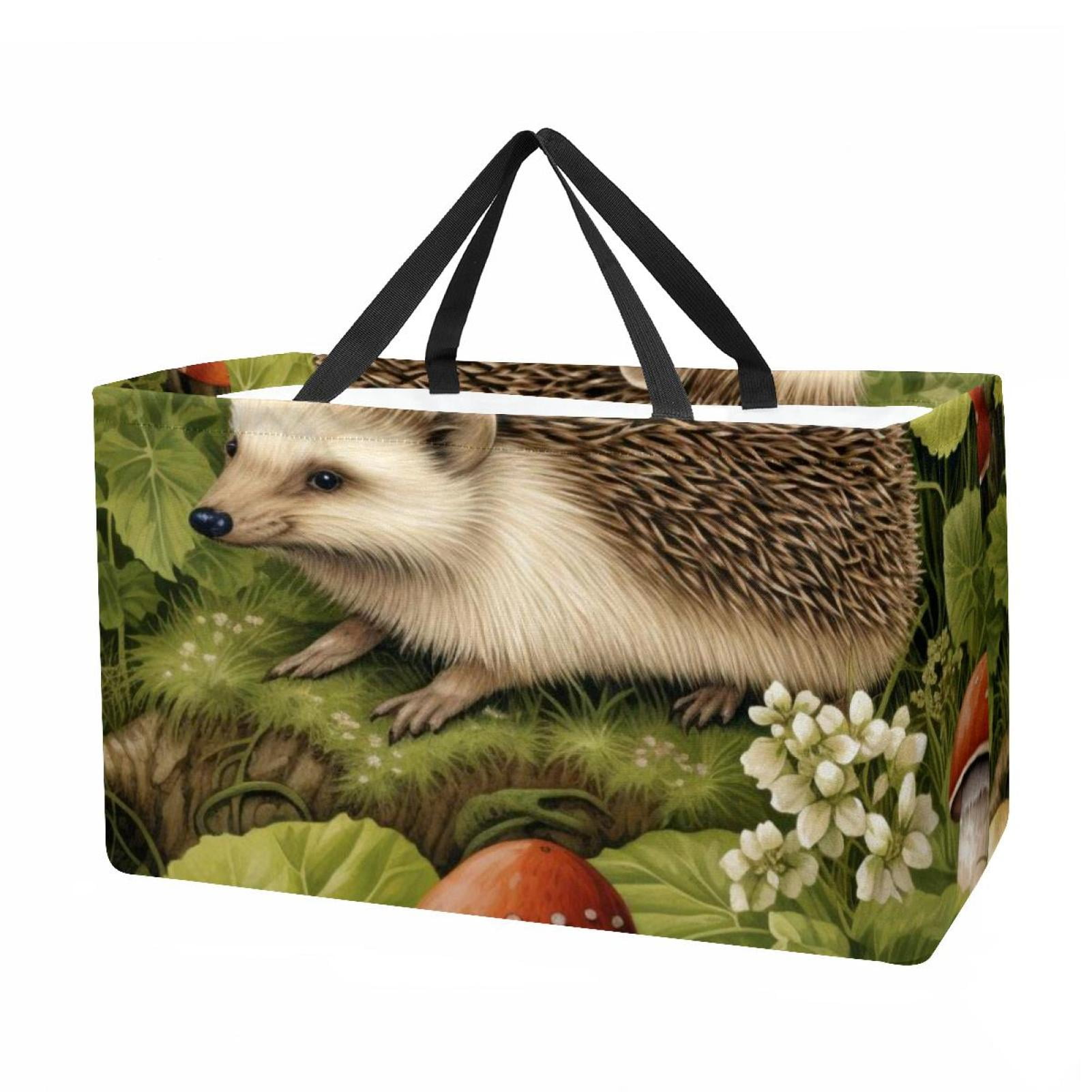 Hedgehog Large-capacity Foldable Reusable Shopping Bag: Oxford Cloth ...