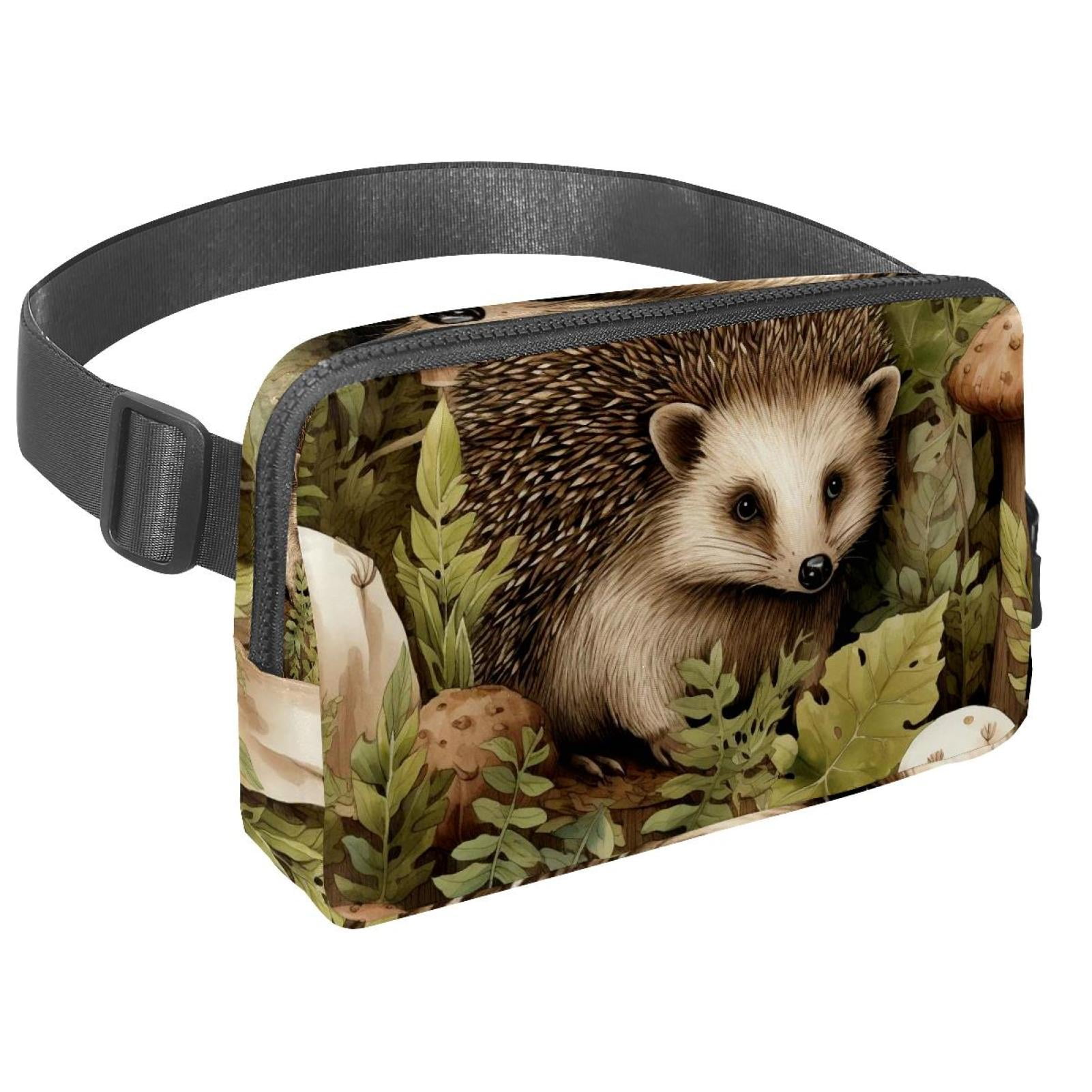Hedgehog Lightweight Adjustable Fanny Pack with Extension Strap - Unisex Waist Bag