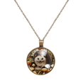 thumbnail image 1 of Hedgehog Necklace Personalized Custom Photo Round Pendant Adjustable Stainless Steel Necklaces with Gift Box for Men Women Mothers Valentine's Jewelry Gift, 1 of 6