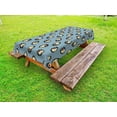 thumbnail image 1 of Hedgehog Outdoor Tablecloth, Hand Drawn Style Thorny Mammal Mascots Holding Jar of Jam Playful Childhood Theme, Decorative Washable Fabric Picnic Table Cloth, 58 X 84 Inches,Multicolor, by Ambesonne, 1 of 2