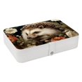 thumbnail image 1 of Hedgehog PU Leather Bracelet Holder Jewelry Box Stand Necklace Organizer with Removable Compartment Portable Case, 1 of 6