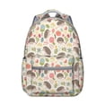 thumbnail image 1 of Hedgehog Pattern with Pioneer Flower Backpack for School,Cute School Bag,Schoolbag with Adjustable Shoulder Straps & Padded Back,15.3"x11"x7.1".﻿, 1 of 6