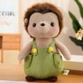 thumbnail image 1 of Hedgehog Plush Toy Stuffed Animal Hedgehog Doll Toys Kawaii Cute Plushies Easter Birthday Gifts for Kids Girl Bedroom Decor Green 10", 1 of 2